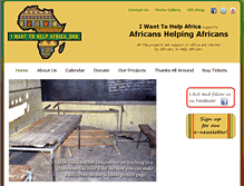 Tablet Screenshot of iwanttohelpafrica.org